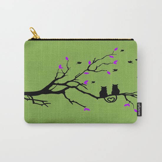 The Cat's in Love Carry-All Pouch