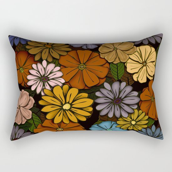 Abstract #418 Flower Power #6 Rectangular Pillow