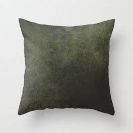 Old dark green Throw Pillow
