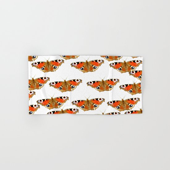 Beautiful Peacock Butterflies Hand & Bath Towel
