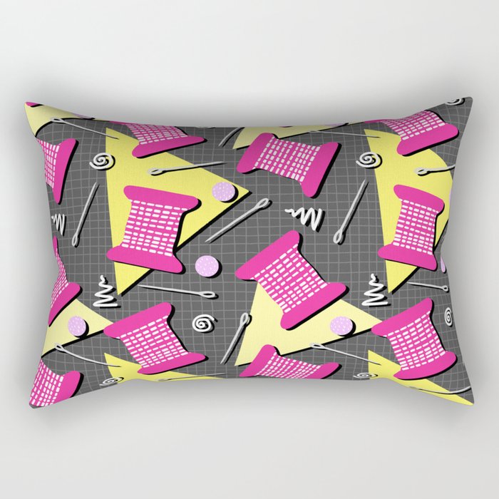 Memphis Sewing Rectangular Pillow