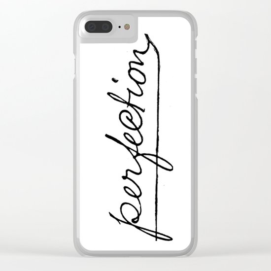 perfection Clear iPhone Case