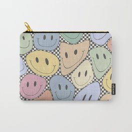 Trippy Smiley Face Carry-All Pouch