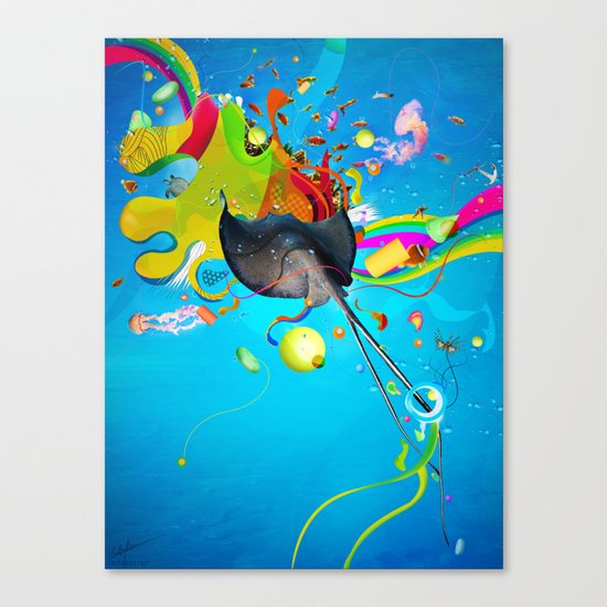 Blue Canvas Print
