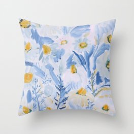Chamomile in Oils Throw Pillow