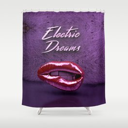 Electric Dreams  Shower Curtain