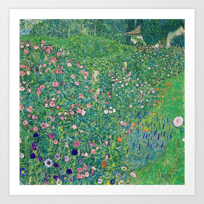 Gustav Klimt - Italian Garden Landscape Art Print