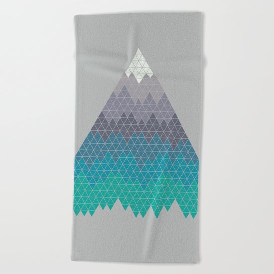 Many Mountains Beach Towel