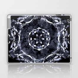 Black & Grey Snowflake X-Ray Laptop & iPad Skin