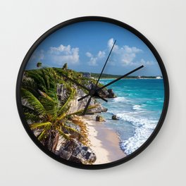 Riviera Maya Wall Clock