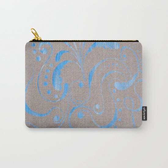 marbled design Carry-All Pouch