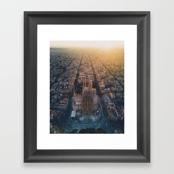La Sagrada Familia - Barcelona, Spain Framed Art Print