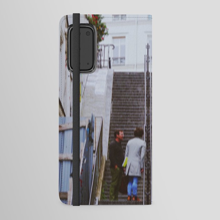 Unfocused Paris Nº 9 | Steep steps to Montmartre | Out of focus photography Android Wallet Case