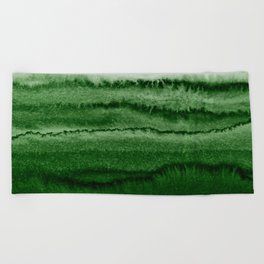 WITHIN THE TIDES FOREST GREEN by Monika Strigel Beach Towel