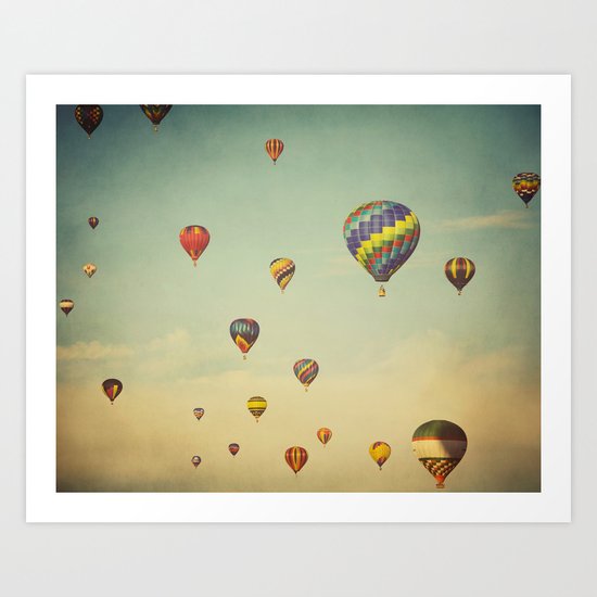 Floating in Space Art Print