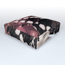 coneflower and butterfly Outdoor Floor Cushion