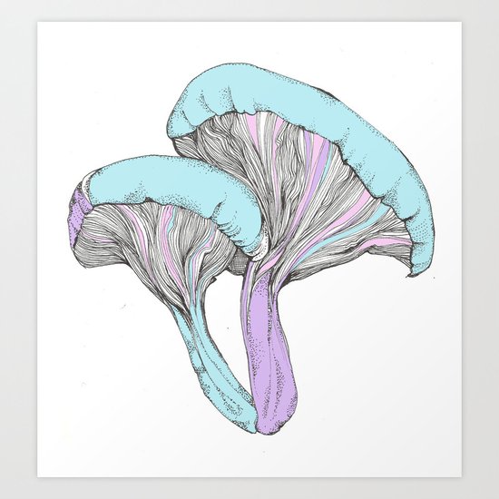 Mushies Art Print