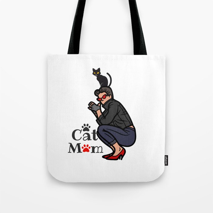 the best cat mom Tote Bag