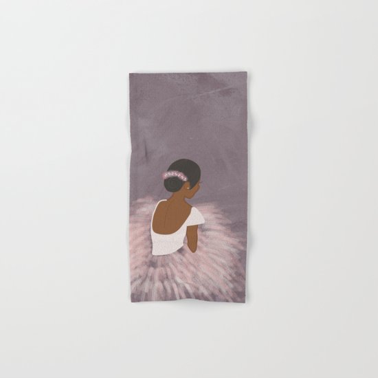 Ballerina Dancer Hand & Bath Towel