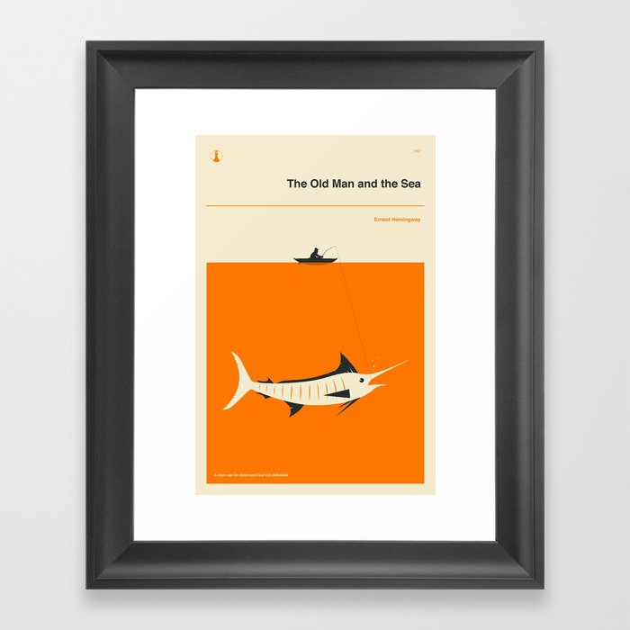 THE OLD MAN AND THE SEA Framed Art Print