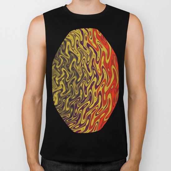 Ripples in Indian Summer Biker Tank