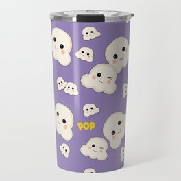 Cute Kawaii Popcorn pattern Travel Mug