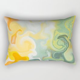spring marble melt Rectangular Pillow