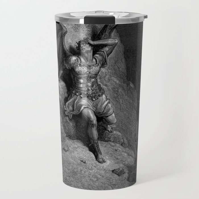 The Fall of Satan Gustave Dore Travel Mug