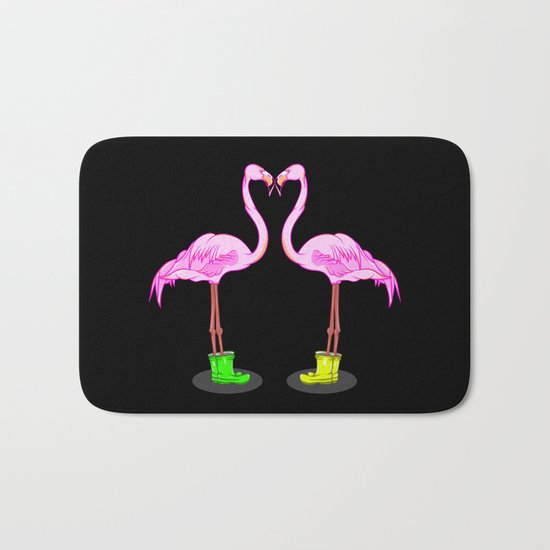 Flamingos Bath Mat