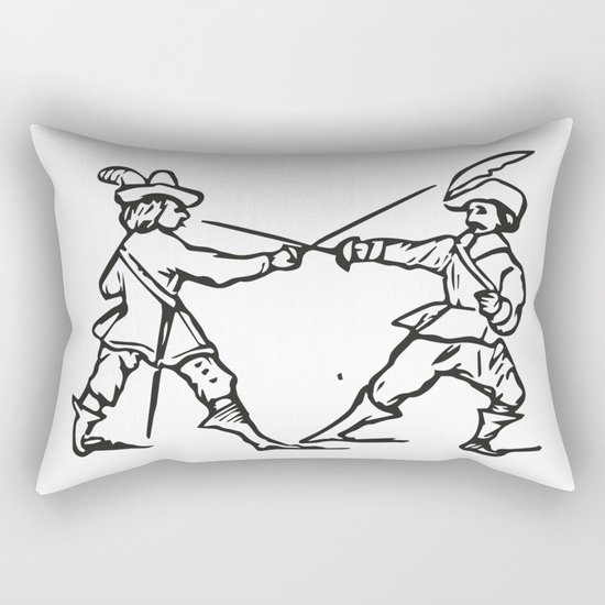 Musketeers Rectangular Pillow