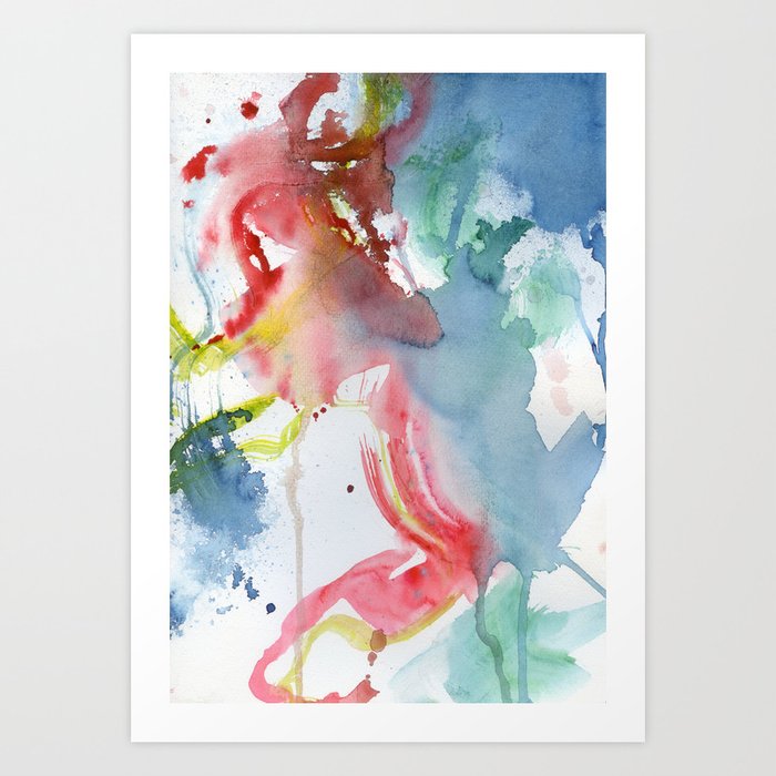 abstract candyclouds N.o 6 Art Print