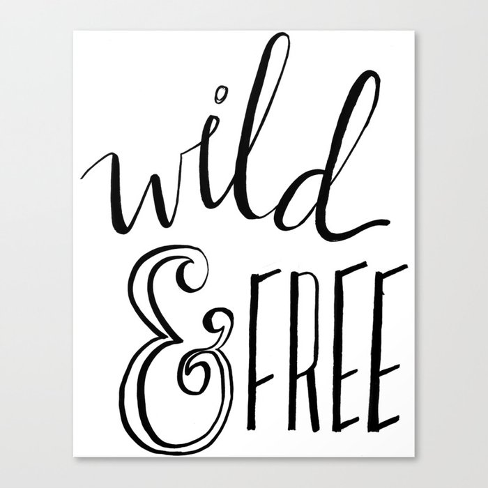 Wild & Free Canvas Print