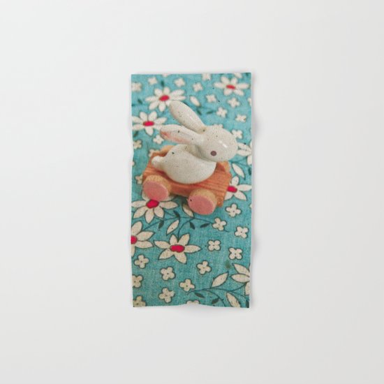 Bunny Blues Hand & Bath Towel