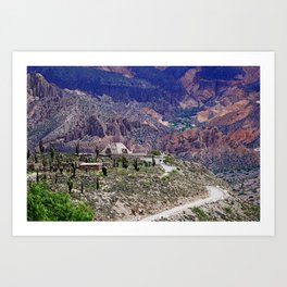Jujuy, Argentina: where mountains become the sky Art Print