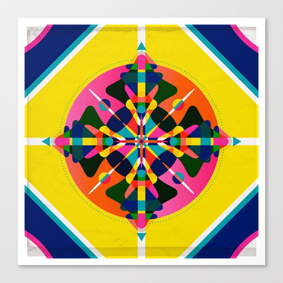 Compass, Palette 1 Canvas Print