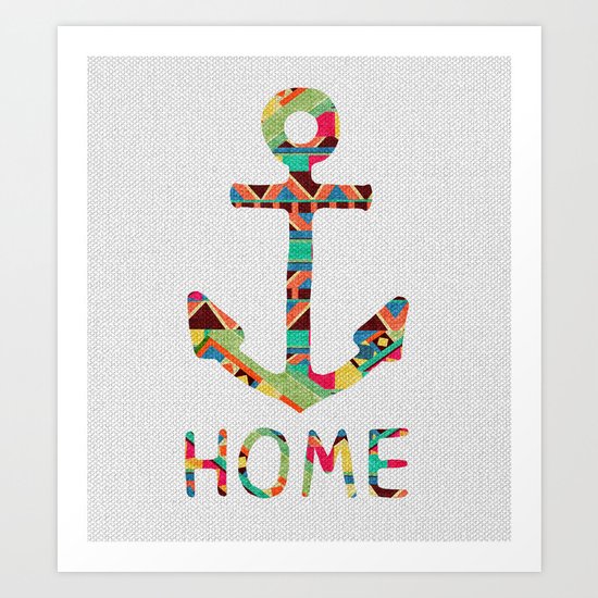 you make me home Art Print