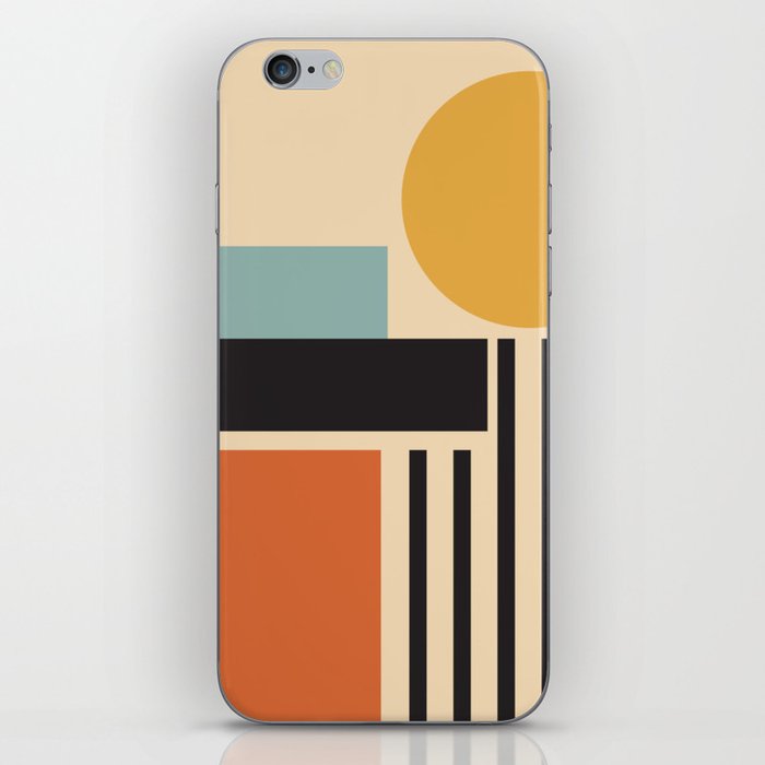 Bauhaus Sunset Contemporary iPhone Skin