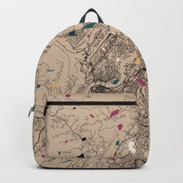 Chattanooga - USA - Eclectic Map Backpack