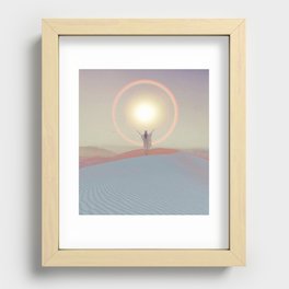 Gemini Sun Recessed Framed Print
