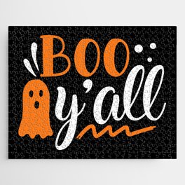 Boo Y'all Funny Cute Halloween Ghost Jigsaw Puzzle