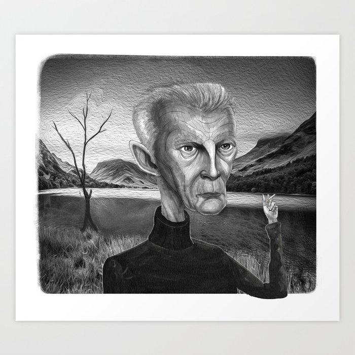 Samuel Beckett Art Print