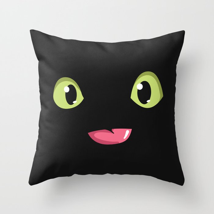 toothless head pillow