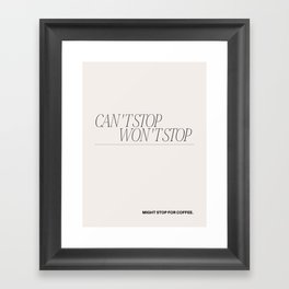 Motivation. Framed Art Print