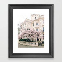 Spring in Notting Hill, London Framed Art Print