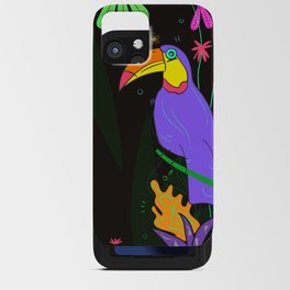 Toucan jungle scene iPhone Card Case