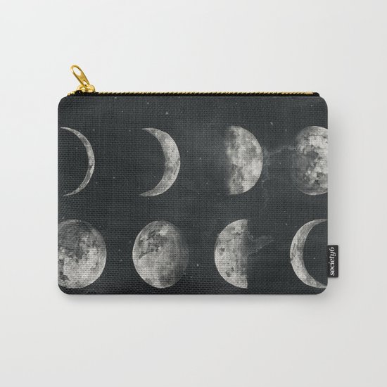 Watercolor moon phases Carry-All Pouch