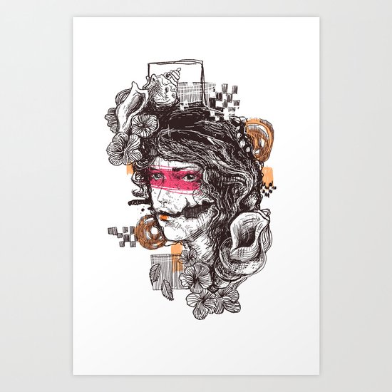 lookbroken Art Print