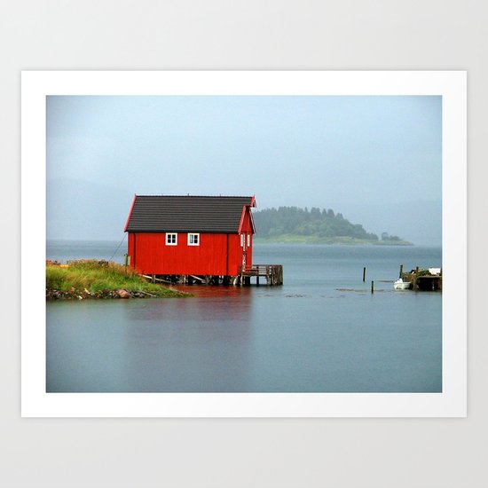 Inderøya , Norway Art Print
