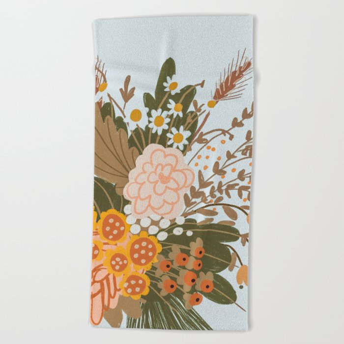 Ikebana #1 Beach Towel