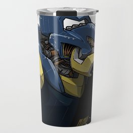 Robot Head 004 Travel Mug